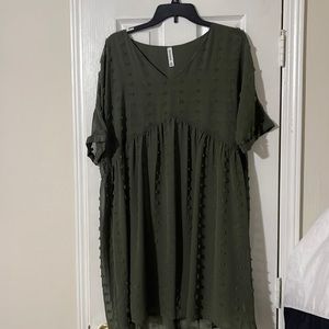Olive Green Dress.. 100% Polyester XL
